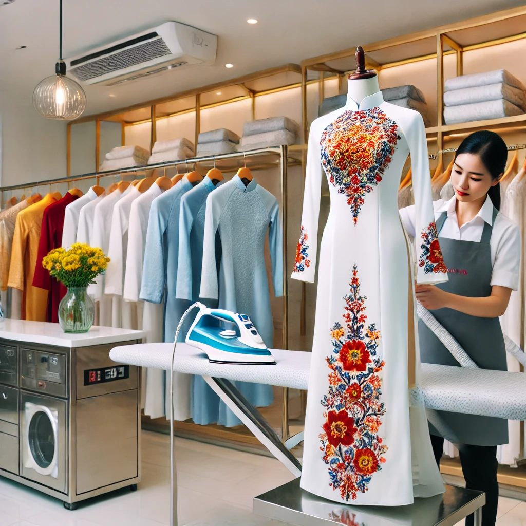Hình ảnh Giặt Áo Dài được thiết kế bởi Queen Laundry